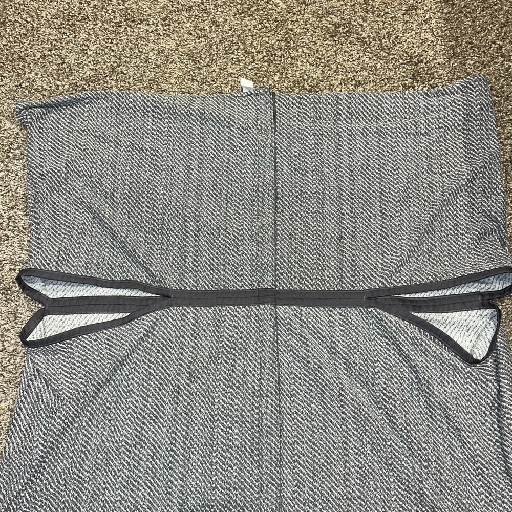 LULULEMON HZHB/BLK Black White Soft Breathable Rulu Vinyasa Wrap Scarf OS